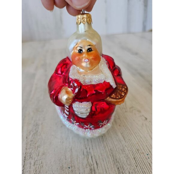 Radko Santa mrs Claus vintage ornament cookie Xmas cupcake tree - Picture 3 of 10